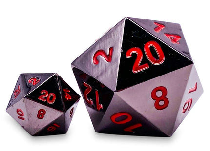 Gamers Guild AZ Norse Foundry Norse Foundry: Boulder 30mm Dice - Nightmare Black Norse Foundry