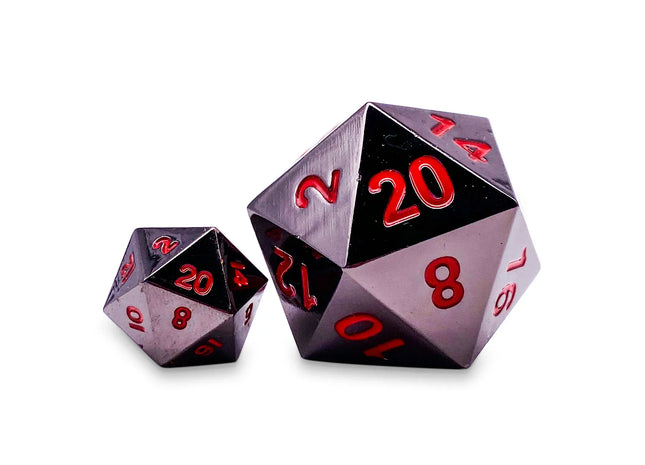 Gamers Guild AZ Norse Foundry Norse Foundry: Boulder 30mm Dice - Nightmare Black Norse Foundry