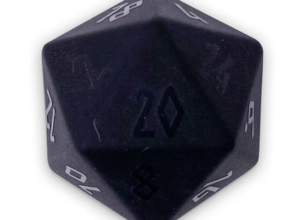 Gamers Guild AZ Norse Foundry Norse Foundry: Boulder 30mm Gemstone Dice - Black Obsidian Raised Norse Foundry