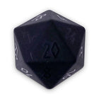 Gamers Guild AZ Norse Foundry Norse Foundry: Boulder 30mm Gemstone Dice - Black Obsidian Raised Norse Foundry