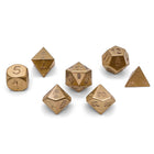 Gamers Guild AZ Norse Foundry Norse Foundry: Brass - 7 Piece RPG Set True Metal Dice Norse Foundry