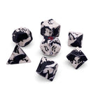 Gamers Guild AZ Norse Foundry Norse Foundry Ceramic Dice - 7-Piece Set - Cookies N' Cream Norse Foundry