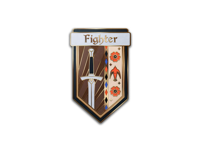 Gamers Guild AZ Norse Foundry Norse Foundry: Class Pin - Fighter Norse Foundry