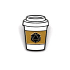 Gamers Guild AZ Norse Foundry Norse Foundry - Coffee Cup D20 Pin Norse Foundry