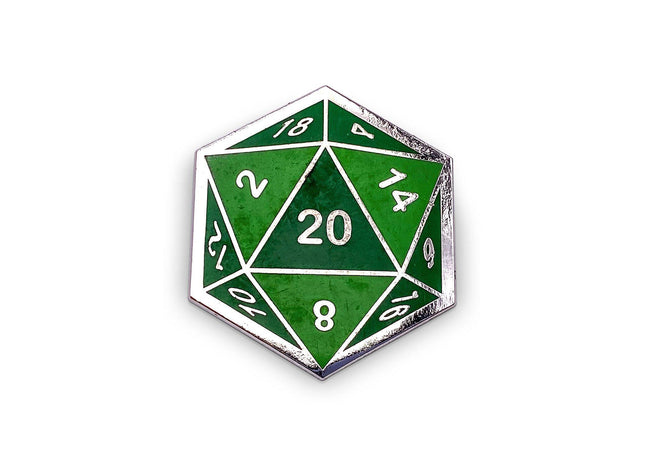 Gamers Guild AZ Norse Foundry Norse Foundry - D20 Green Pin Norse Foundry