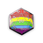 Gamers Guild AZ Norse Foundry Norse Foundry - D20 LGBTQ+ Rainbow Pride Flag Pin Norse Foundry