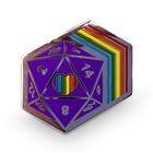 Gamers Guild AZ Norse Foundry Norse Foundry - D20 Retro LGBTQ+ Rainbow Pride Flag Pin Norse Foundry
