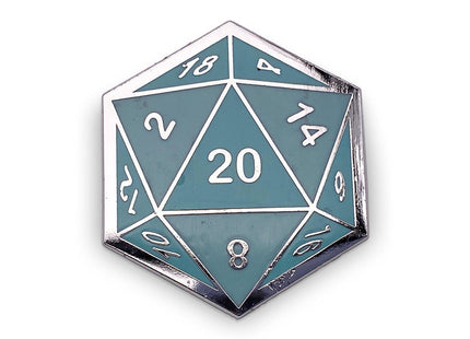 Gamers Guild AZ Norse Foundry Norse Foundry - D20 Teal Pin Norse Foundry