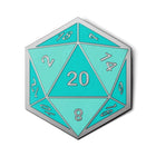 Gamers Guild AZ Norse Foundry Norse Foundry - D20 Teal Pin Norse Foundry
