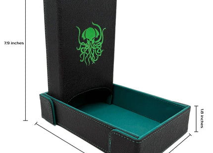 Gamers Guild AZ Norse Foundry Norse Foundry: Dice Tray/Dice Tower Bundle: Green Cthulhu Norse Foundry