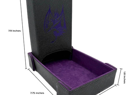 Gamers Guild AZ Norse Foundry Norse Foundry: Dice Tray/Dice Tower Bundle: Purple Dragon Norse Foundry