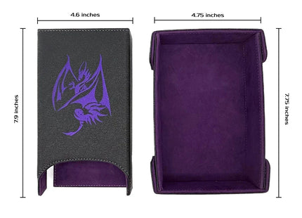 Gamers Guild AZ Norse Foundry Norse Foundry: Dice Tray/Dice Tower Bundle: Purple Dragon Norse Foundry