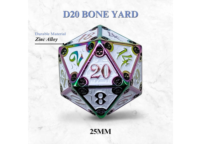 Gamers Guild AZ Norse Foundry Norse Foundry: Dungeon Delve Runestones - 25mm D20 - Bone Yard Norse Foundry