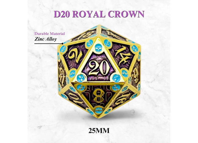 Gamers Guild AZ Norse Foundry Norse Foundry: Dungeon Delve Runestones - 25mm D20 - Royal Crown Norse Foundry