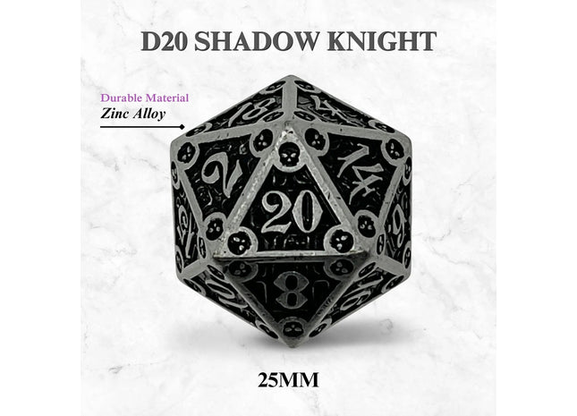 Gamers Guild AZ Norse Foundry Norse Foundry: Dungeon Delve Runestones - 25mm D20 - Shadow Knight Norse Foundry