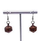 Gamers Guild AZ Norse Foundry Norse Foundry Earrings - Gnomish Copper - Ioun Stone D20 Dice Earrings Norse Foundry