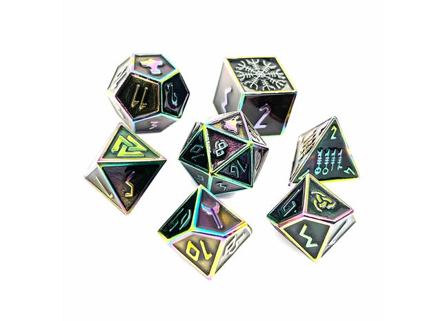 Gamers Guild AZ Norse Foundry Norse Foundry: Fallen Star - Norse Themed Metal Dice Set Norse Foundry