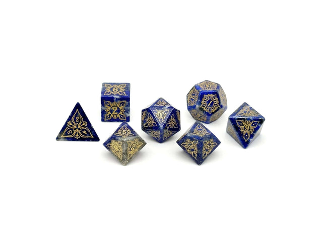 Gamers Guild AZ Norse Foundry Norse Foundry - Feyweave - Lapis Lazuli - 7 Piece RPG Set Norse Foundry