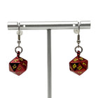 Gamers Guild AZ Norse Foundry Norse Foundry: Fireball - Ioun Stone D20 Dice Earrings Norse Foundry