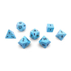 Gamers Guild AZ Norse Foundry Norse Foundry Gemstone Dice- 7-Piece Set - Blue Turquoise Norse Foundry