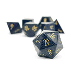 Gamers Guild AZ Norse Foundry Norse Foundry: Gemstone Dice - Blue Sandstone (7pc Set) Norse Foundry