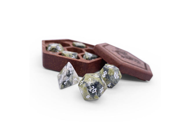 Gamers Guild AZ Norse Foundry Norse Foundry Gemstones - 7-Piece Set - African Jade Norse Foundry