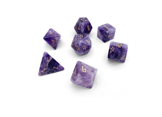 Gamers Guild AZ Norse Foundry Norse Foundry Gemstones - 7-Piece Set - Amethyst Norse Foundry