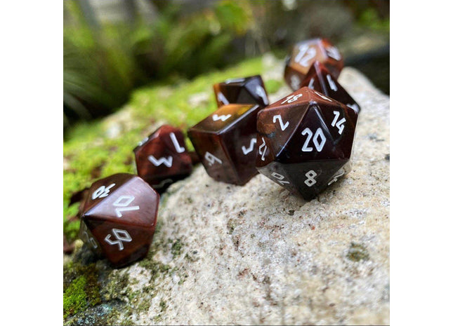 Gamers Guild AZ Norse Foundry Norse Foundry Gemstones - 7-Piece Set - Bulls Eye Norse Foundry