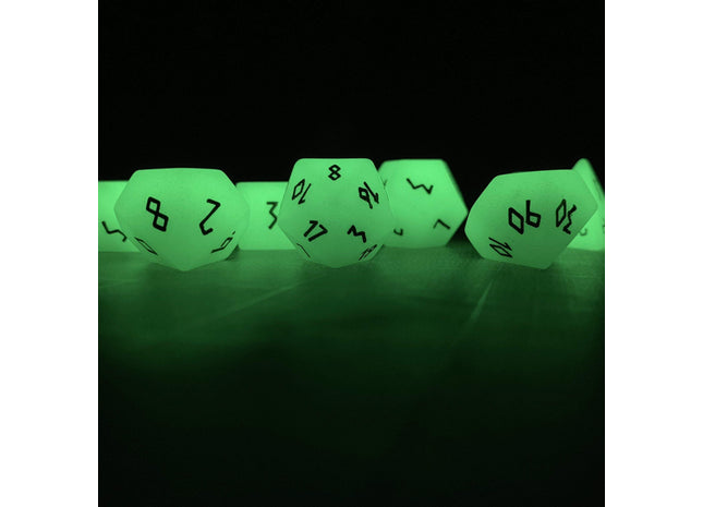 Gamers Guild AZ Norse Foundry Norse Foundry Gemstones - 7-Piece Set - Glowstone Green Norse Foundry