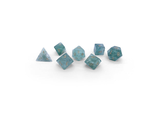 Gamers Guild AZ Norse Foundry Norse Foundry Gemstones - 7-Piece Set - Green Fluorite Norse Foundry