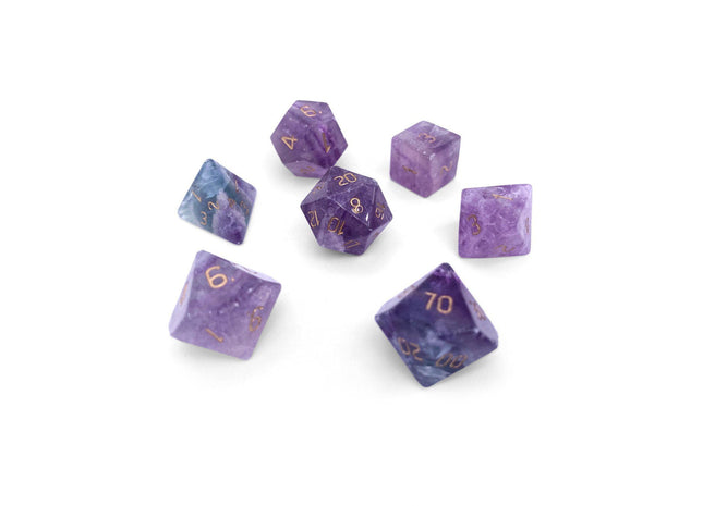 Gamers Guild AZ Norse Foundry Norse Foundry Gemstones - 7-Piece Set - Purple Fluorite Norse Foundry