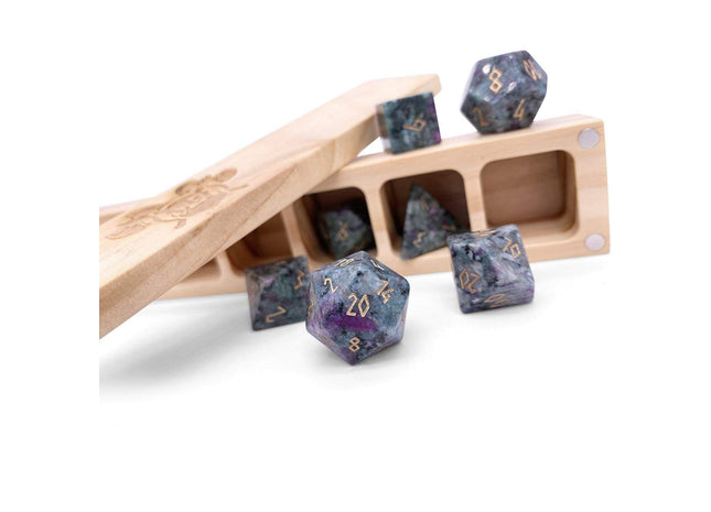 Gamers Guild AZ Norse Foundry Norse Foundry Gemstones - 7-Piece Set - Ruby Zoisite Norse Foundry