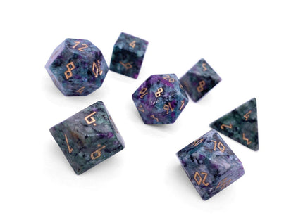 Gamers Guild AZ Norse Foundry Norse Foundry Gemstones - 7-Piece Set - Ruby Zoisite Norse Foundry