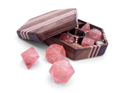 Gamers Guild AZ Norse Foundry Norse Foundry Gemstones - 7-Piece Set - Watermelon Candy Jade Norse Foundry