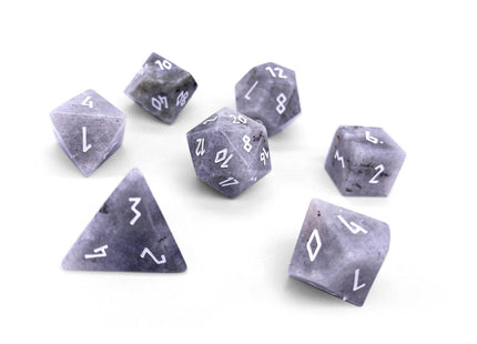 Gamers Guild AZ Norse Foundry Norse Foundry Gemstones - 7-Piece Set - White Labradorite Norse Foundry
