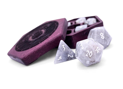 Gamers Guild AZ Norse Foundry Norse Foundry Gemstones - 7-Piece Set - White Labradorite Norse Foundry