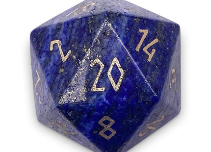 Gamers Guild AZ Norse Foundry Norse Foundry Gemstones - Lapis Lazuli - Boulder 30mm Gemstone Dice Discontinue