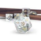 Gamers Guild AZ Norse Foundry Norse Foundry Glass Dice - 7-Piece Set - Zircon Sea Glass Norse Foundry