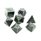 Gamers Guild AZ Norse Foundry Norse Foundry: Green Slime Norse Themed Metal Dice Set Norse Foundry