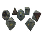 Gamers Guild AZ Norse Foundry Norse Foundry: Hematite - 7 Piece RPG Set Gemstone Dice Norse Foundry