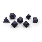 Gamers Guild AZ Norse Foundry Norse Foundry: Hematite - Raised 7 Piece RPG Set Gemstone Dice Norse Foundry