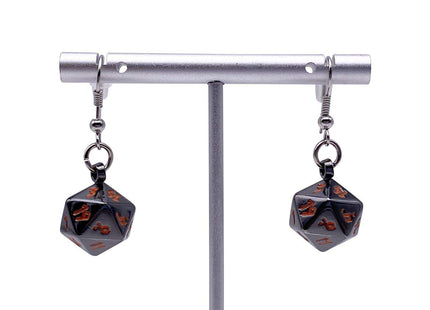 Gamers Guild AZ Norse Foundry Norse Foundry Ioun Stone Earrings - Black Lava Norse Foundry
