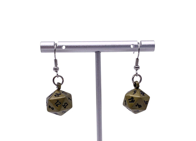 Gamers Guild AZ Norse Foundry Norse Foundry Ioun Stone Earrings - Bronze Dragon Scale Norse Foundry