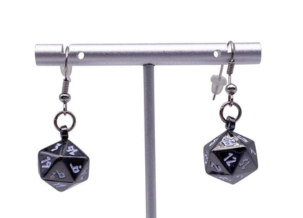 Gamers Guild AZ Norse Foundry Norse Foundry Ioun Stone Earrings - Drow Black Norse Foundry