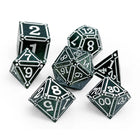 Gamers Guild AZ Norse Foundry Norse Foundry: Ironworks - Necromancer Spellbook 7 Piece RPG set Alloy Dice Norse Foundry