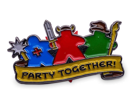Gamers Guild AZ Norse Foundry Norse Foundry - Meeple Metal Adventure Pin - Party Together Norse Foundry