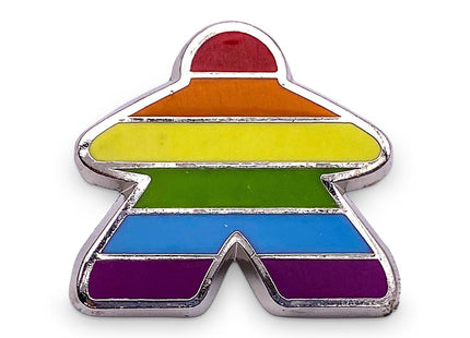 Gamers Guild AZ Norse Foundry Norse Foundry - Meeple Metal Adventure Pin - Rainbow Norse Foundry