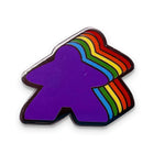 Gamers Guild AZ Norse Foundry Norse Foundry - Meeple Metal Adventure Pin - Retro Rainbow Norse Foundry