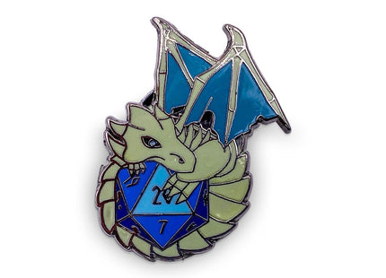 Gamers Guild AZ Norse Foundry Norse Foundry - Meeple Metal Dracolich Pin - Blue Norse Foundry