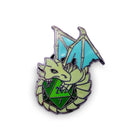 Gamers Guild AZ Norse Foundry Norse Foundry - Meeple Metal Dracolich Pin - Green Norse Foundry